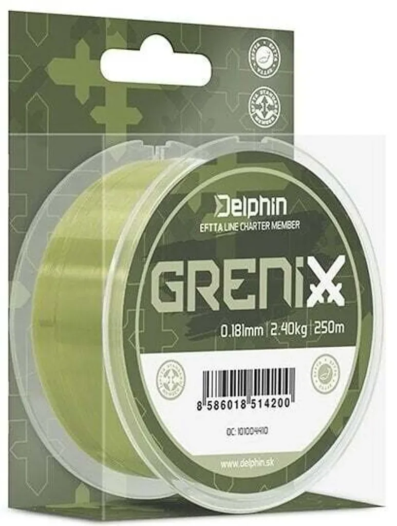 DELPHIN GRENIX Angelschnur 0,234 mm 250 m 3,78 kg Grün