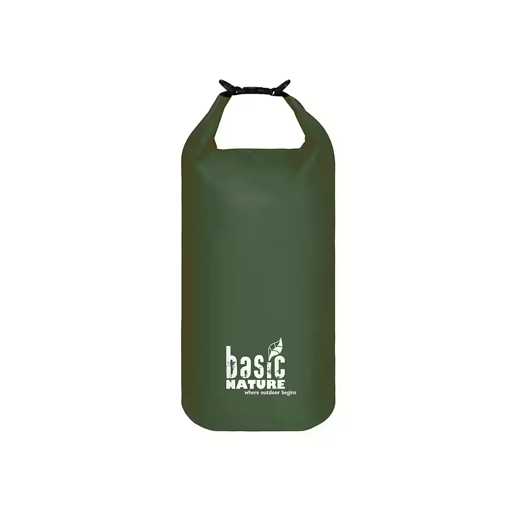 BASICNATURE Packsack 20L 500D wasserdicht dunkelgrün