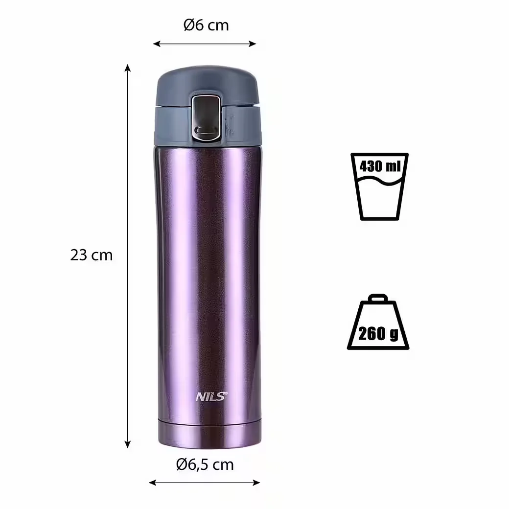 NILS Thermobecher Isolierbecher Isolierflasche Trinkflasche