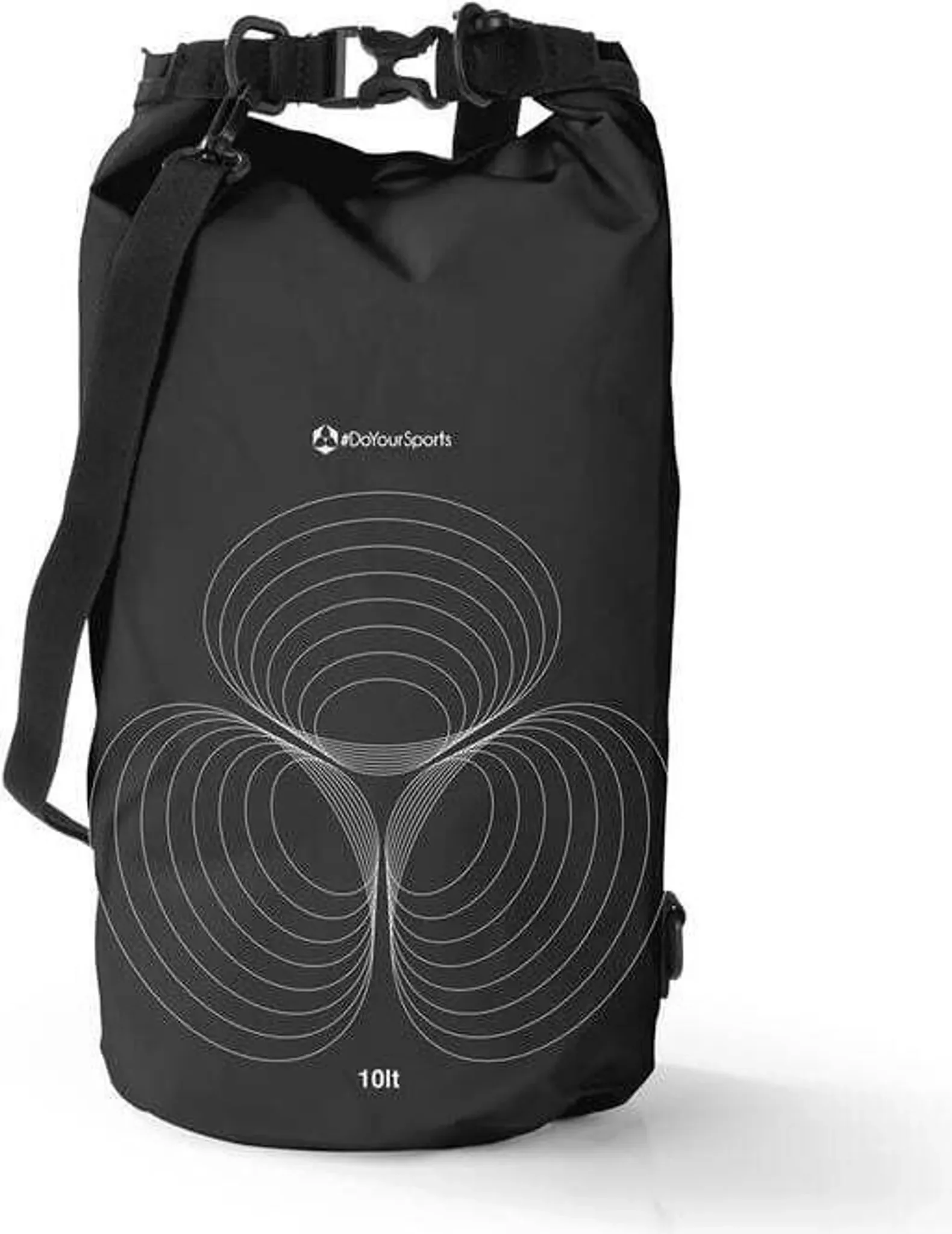 DoYourSports Dry Bag 10L wasserdicht PVC schwarz