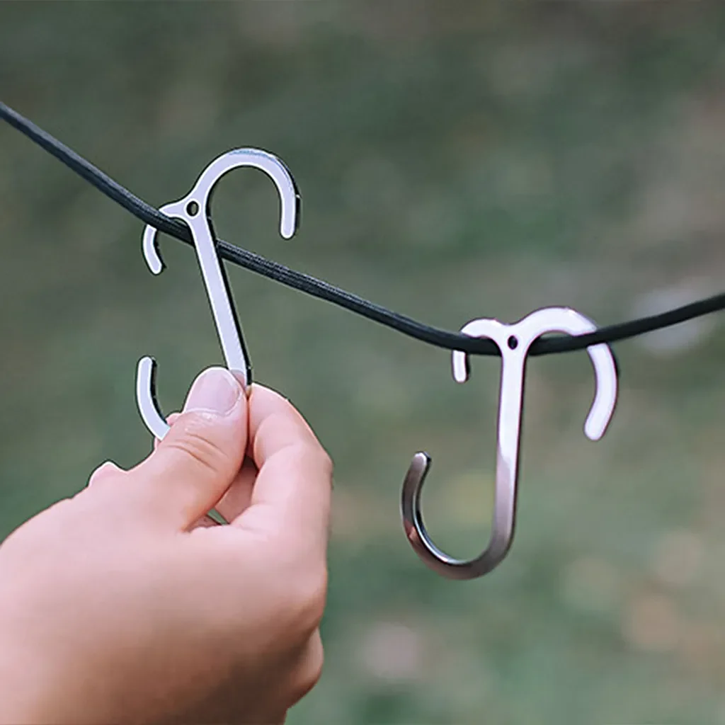 Stuttg S-Haken aus Edelstahl robust für Camping Outdoor