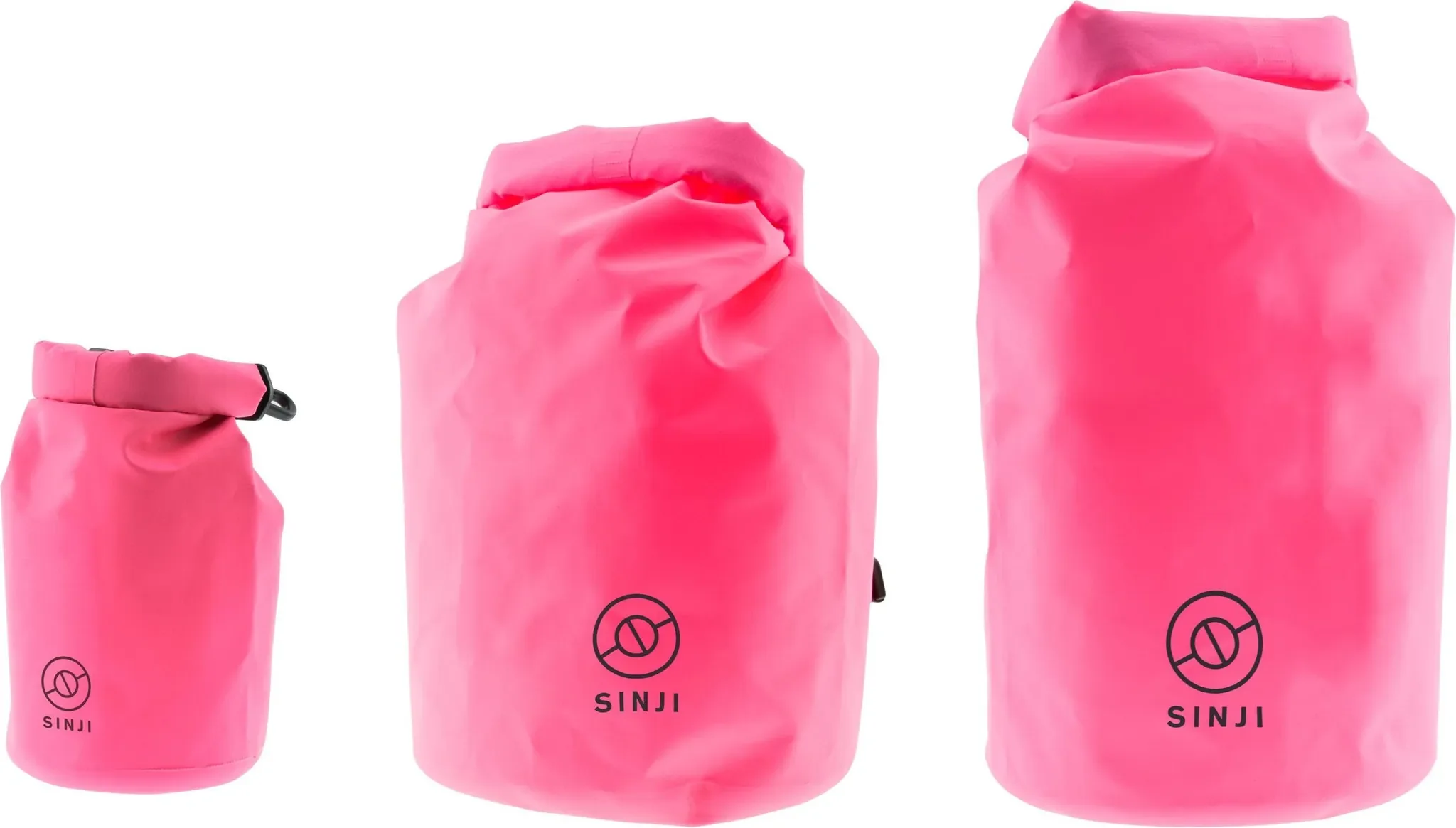 SINJI Drybag 2L wasserdichte Strandtasche Outdoor pink