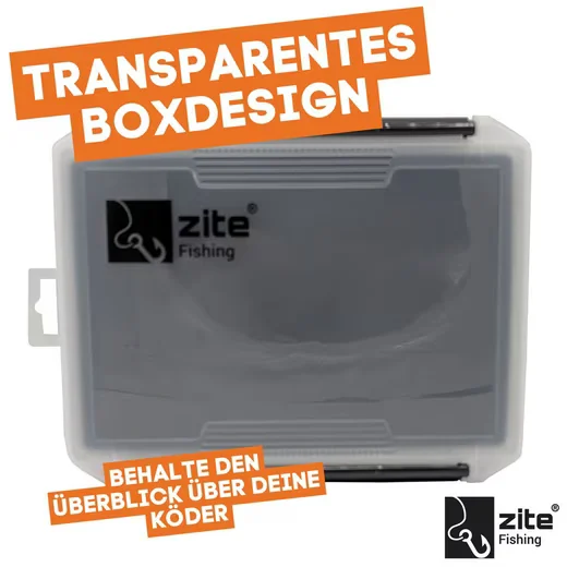 ZITE Angelkoffer EVA Tacklebox Set 3 Stück mit EVA Schaumeinlage