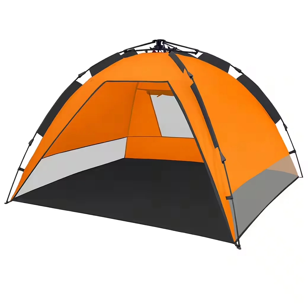 CAMPFEUER Strandmuschel Wurfzelt UV50+ Automatik mit Tragetasche