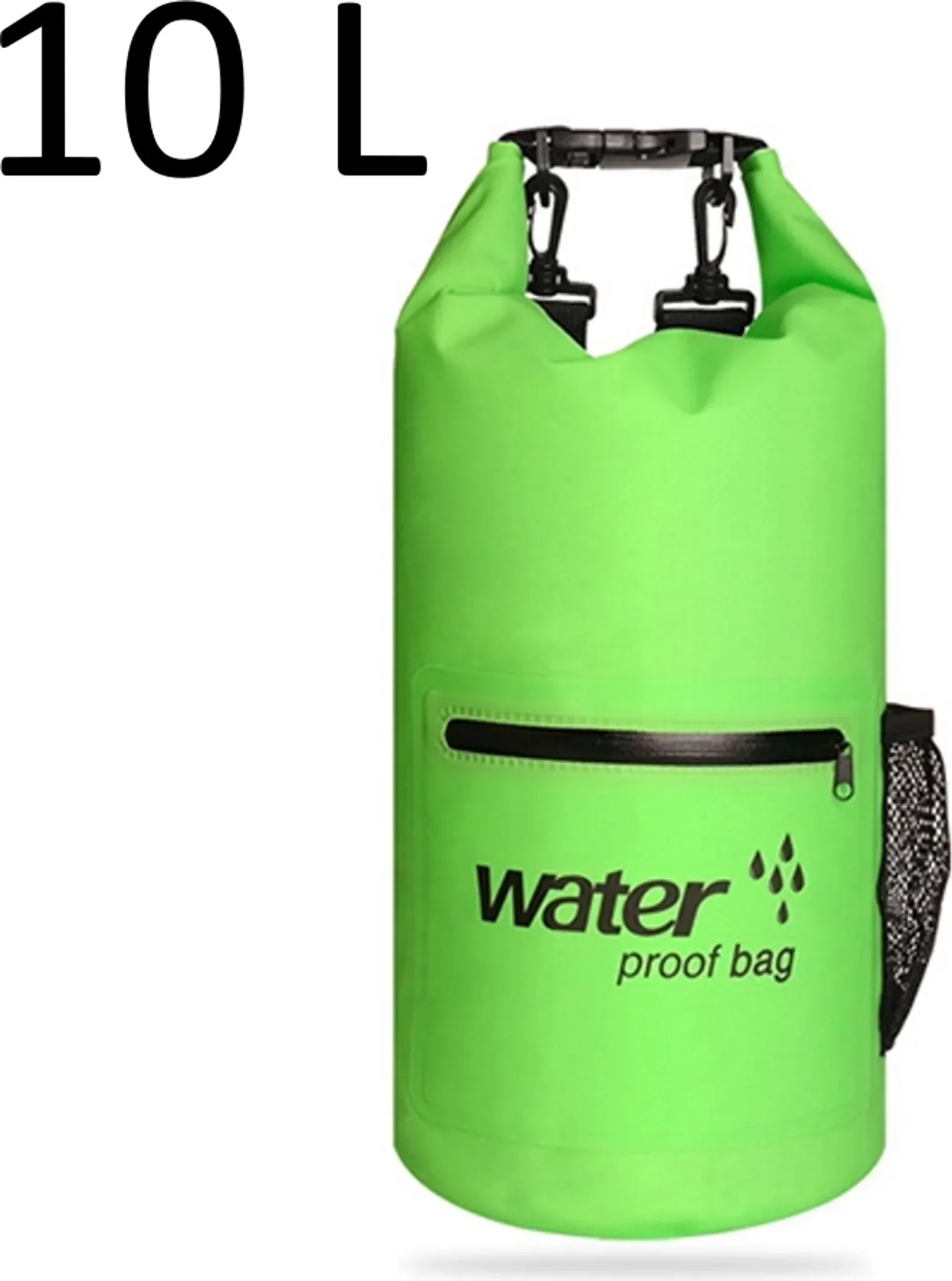tobilu Drybag 10L Grün wasserdichter Rollbeutel mit Rucksackgurten