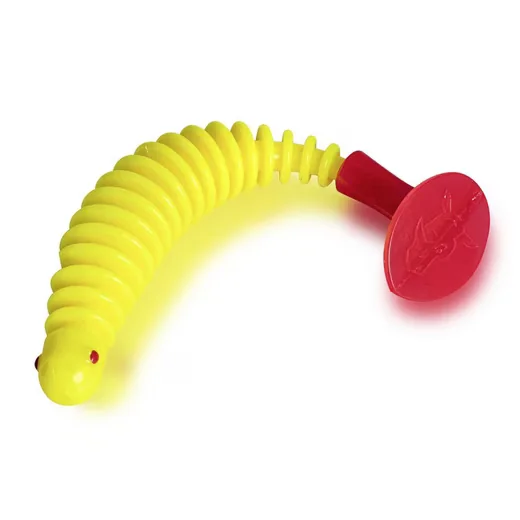 RHINO FISHING Salty Paddler 9 cm Gummifisch gelb rot UV Meer