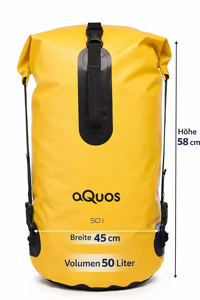 AQUOS Finback Hydro Bag 50L Drybag wasserdichter Rucksack Packsack
