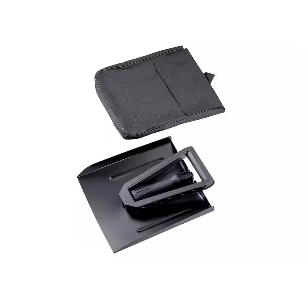 A. BLÖCHL Schneeschieber Schneeschaufel Aluminium mit Tasche schwarz
