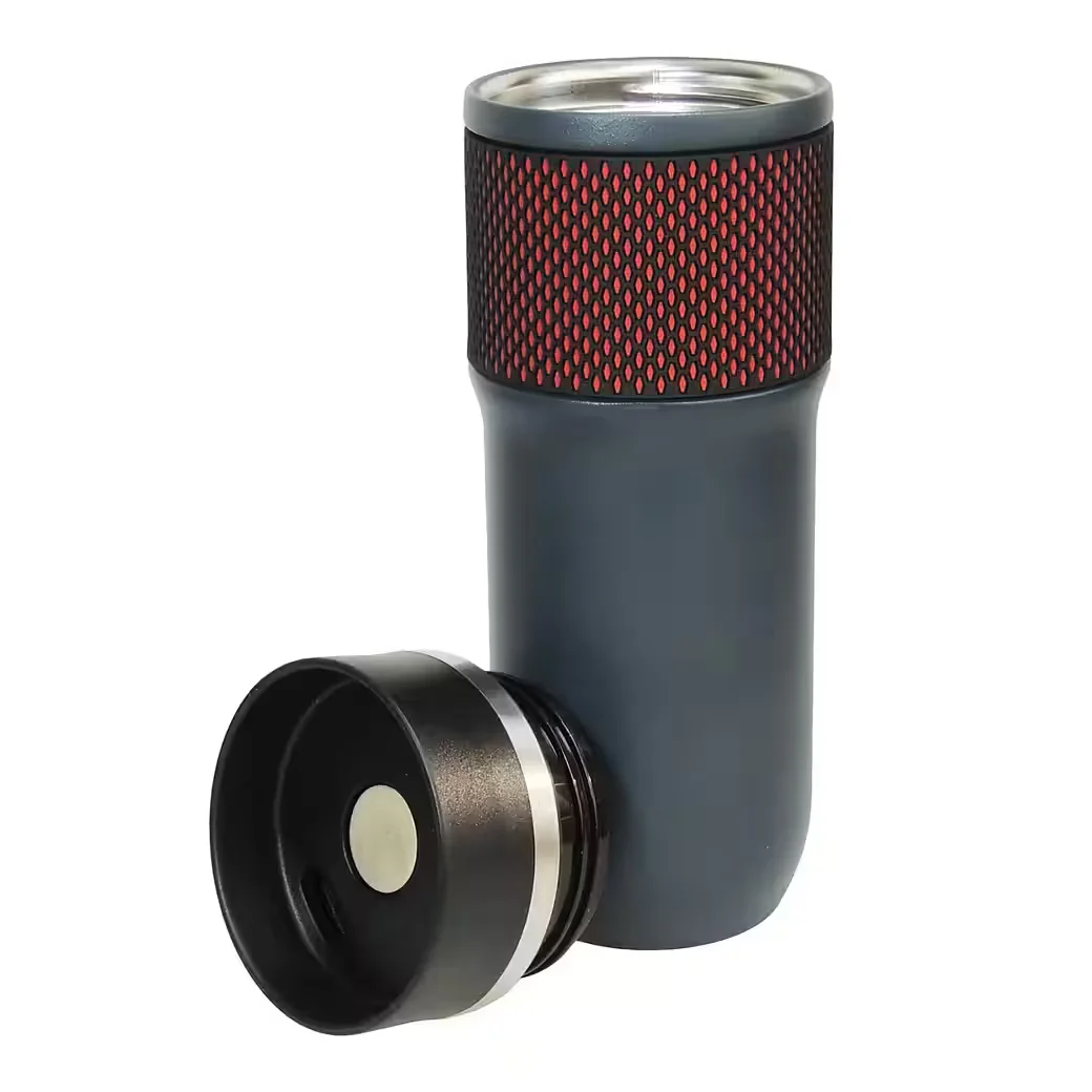 ELASTO Thermobecher Kaffeebecher Neptun 450 ml doppelwandig