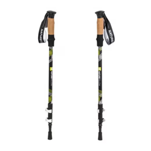 Haushalt International Teleskop-Wanderstöcke 2er Set 65-135 cm