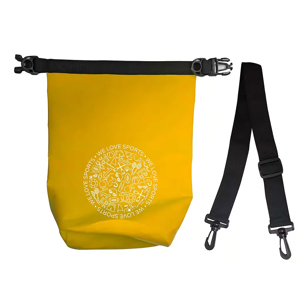 FASPORTS Aquino Drybag wasserdicht Gelb Seesack Packsack mit Tragegurt