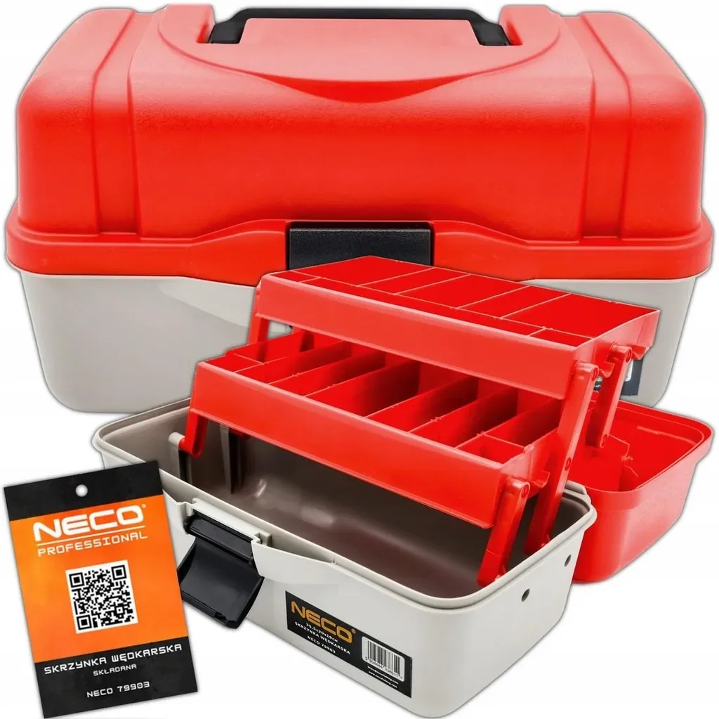 Neco Angelbox Tacklebox 2 Schubladen 35,5x20x19 cm