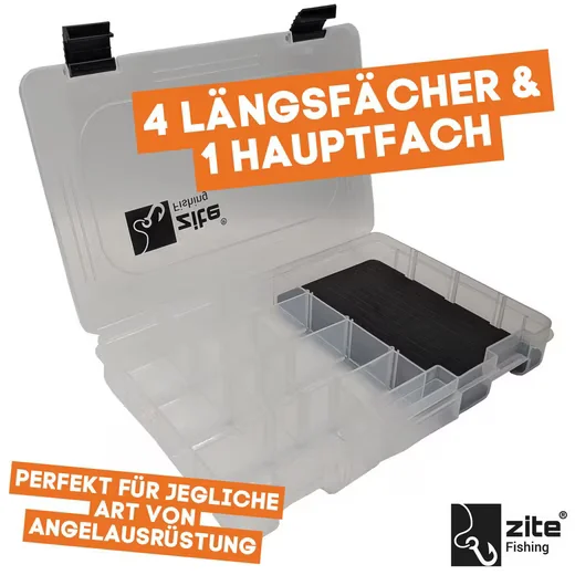 ZITE Angelkoffer EVA Tacklebox Set 3 Stück mit EVA Schaumeinlage