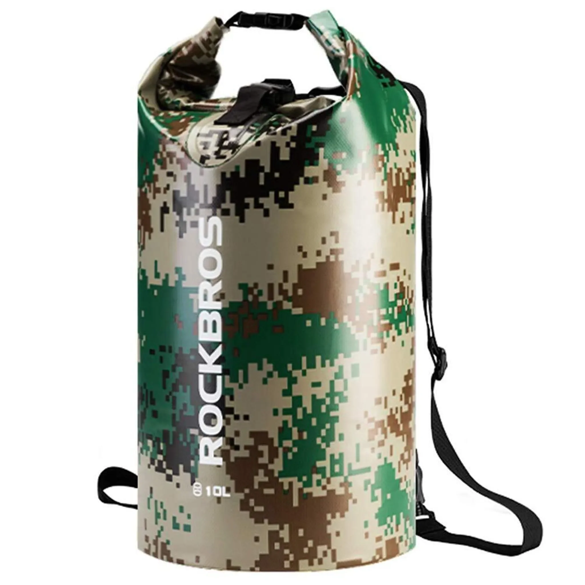ROCKBROS Dry Bag wasserdichter Packsack 30L Camouflage Wassersport
