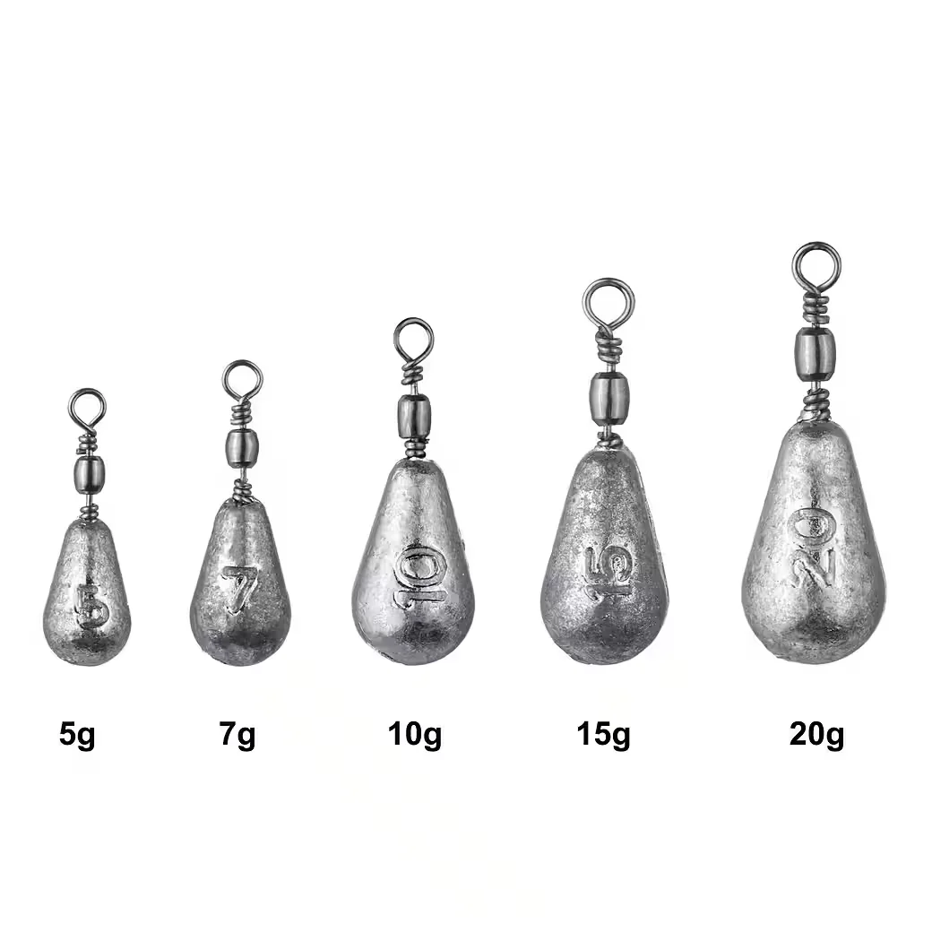 ZITE Birnenblei Sortiment 5-20 g Tacklebox Raubfisch Friedfisch