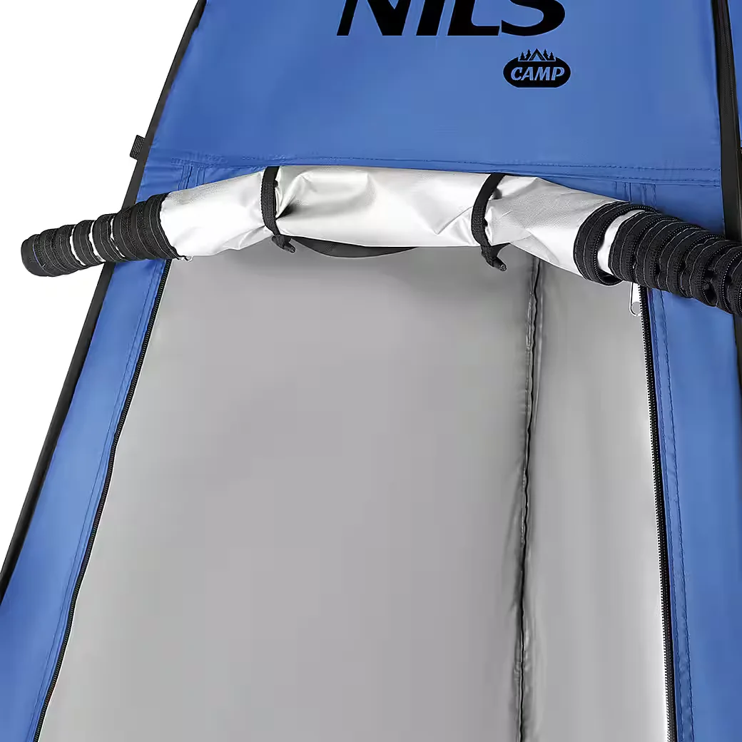 NILS CAMP Pop-up Umkleidezelt Duschzelt Toilettenzelt blau