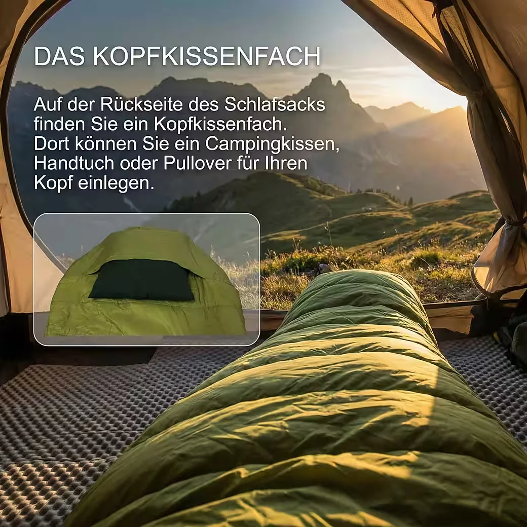 NORSKSKIN Mumienschlafsack Ultralight 220 cm 900 g