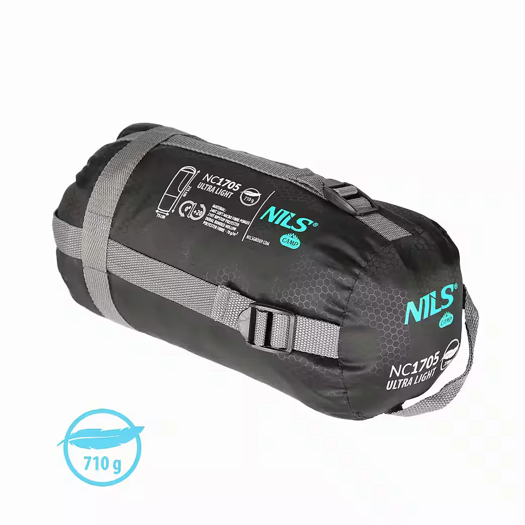 NILS CAMP Trekkingschlafsack Mumienschlafsack 770 g ultraleicht
