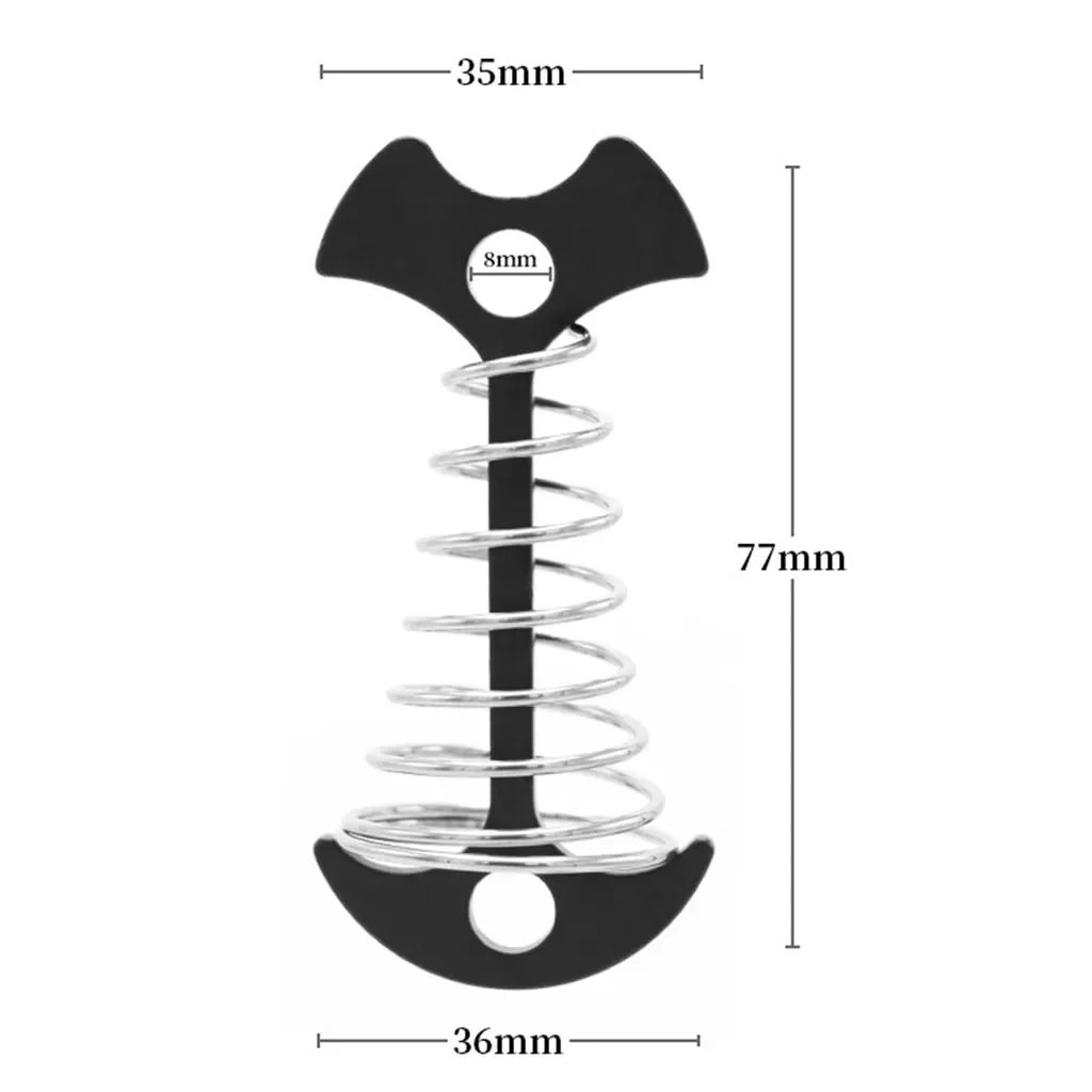Stuttg Camping Zelthering Aluminiumlegierung teleskop Feder grün