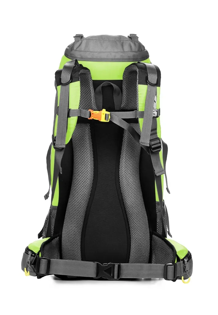 MAITY Wanderrucksack 50L wasserdicht ultraleicht mit Regenhülle grün