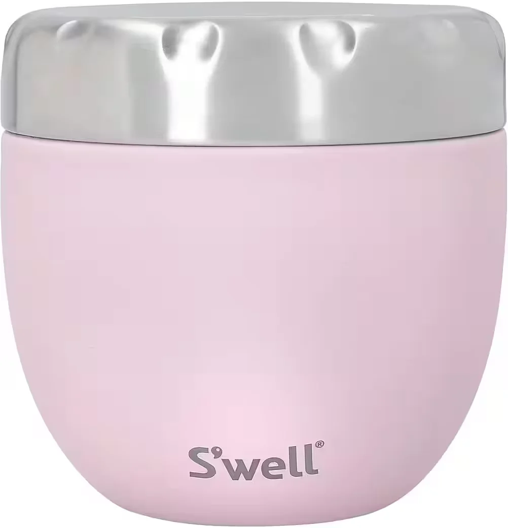 S'well Pink Topaz Eats 2-in-1 Food Bowl Thermoschüssel