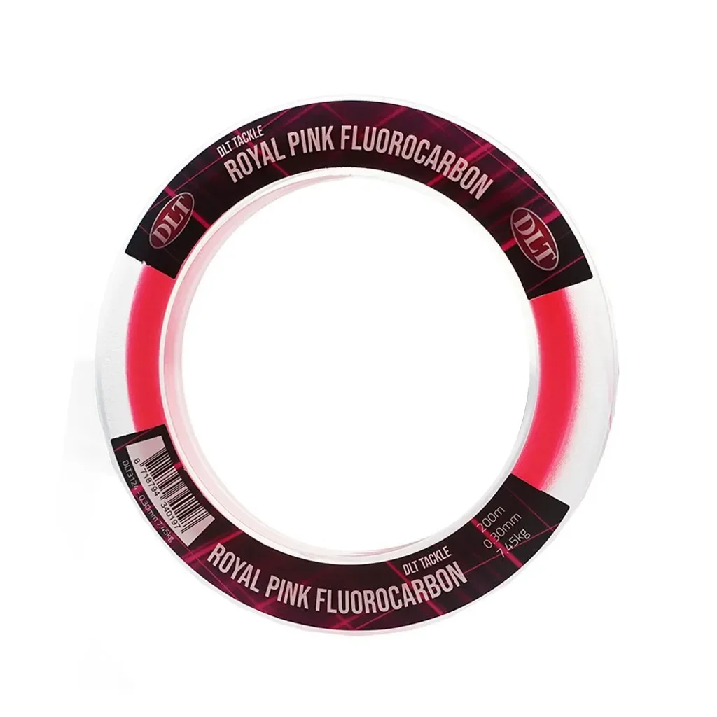 DLT Royal Pink Fluorocarbon Angelschnur 200 m 0,20 mm 3,85 kg