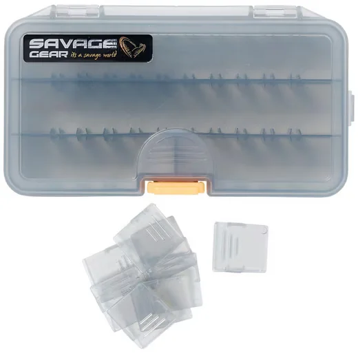 SAVAGE GEAR Lurebox Smoke 16,1x9,1x3,1 cm Köderbox