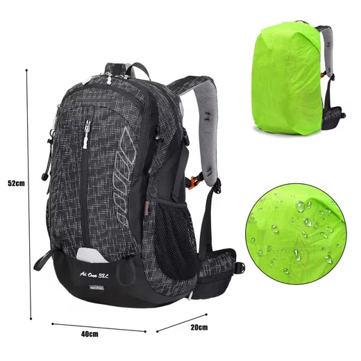 TAN.TOMI Wanderrucksack 38L mit atmungsaktivem Rückensystem