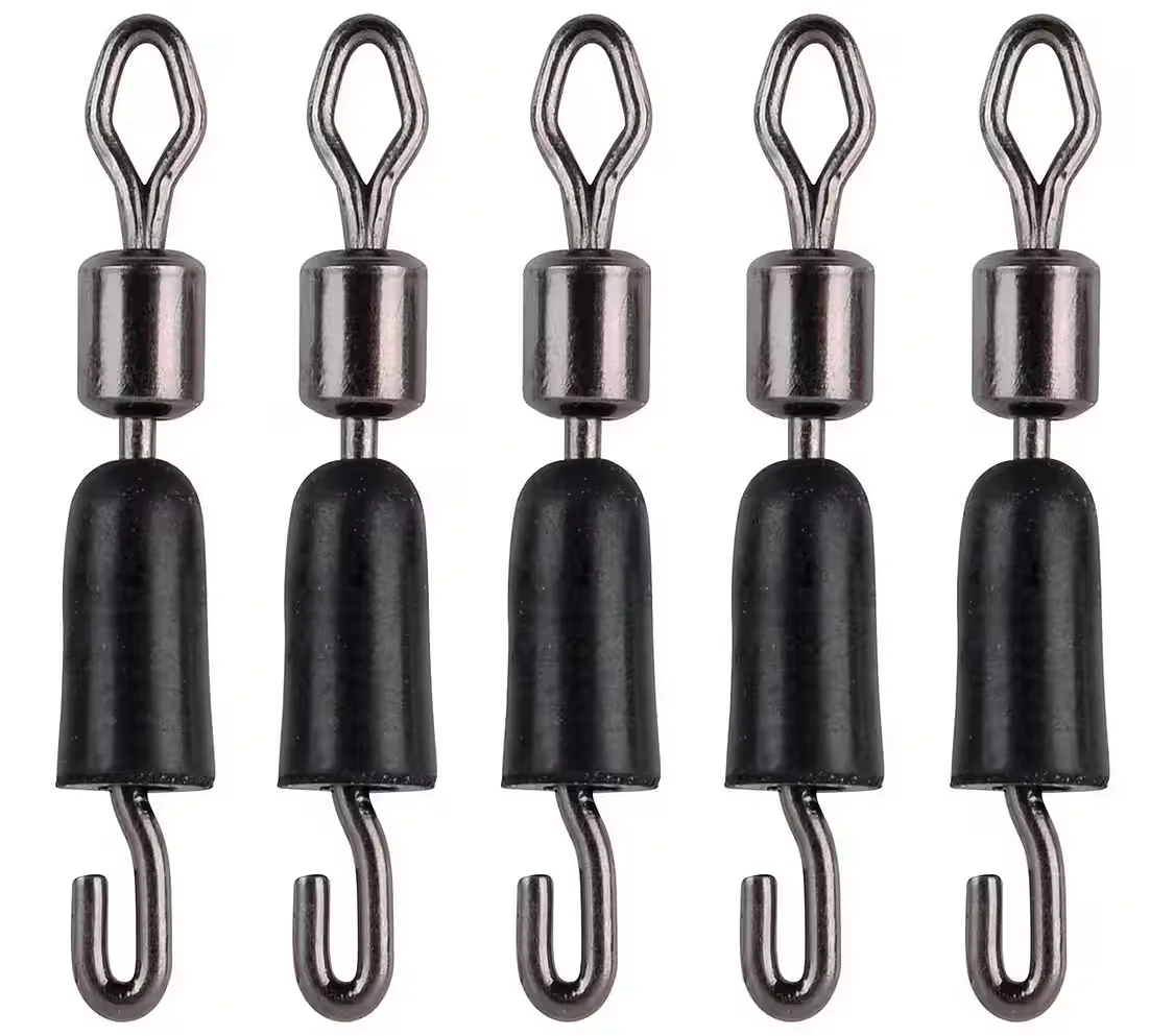 CRESTA Schnurverbinder Hook Length Connection Swivel 5 Wirbel 1 St