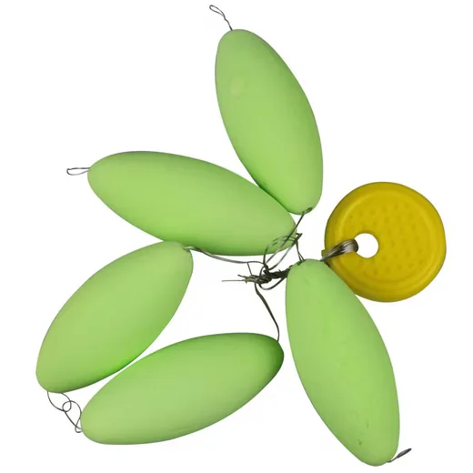 FISHING TACKLE MAX FTM Lumi Pilot Forellenposen oval 5er Set