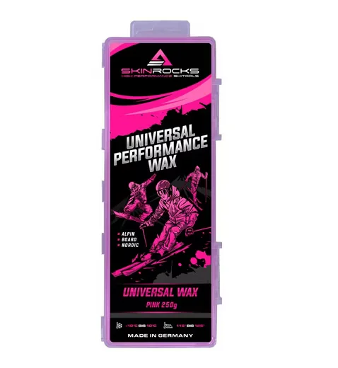 SkinRocks Universal Ski und Snowboard Bügelwachs All-in-One 500 g