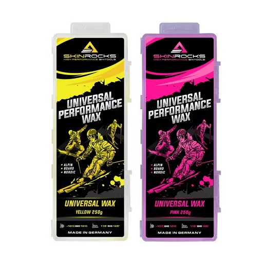 SkinRocks Universal Ski und Snowboard Bügelwachs All-in-One 500 g