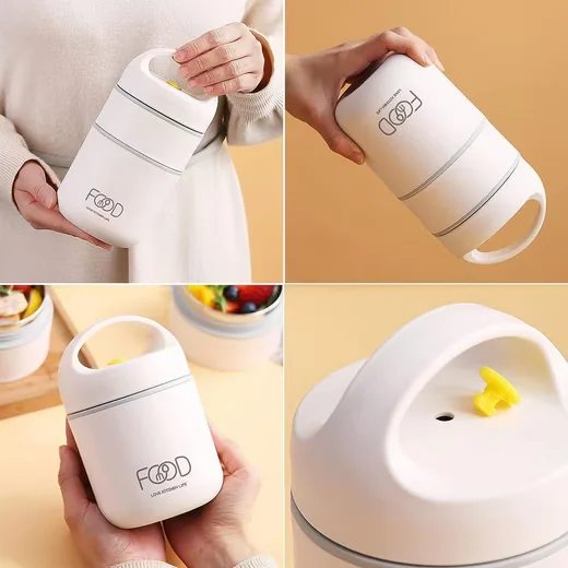 MINICLOSS Thermobehälter Edelstahl 680 ml für Essen