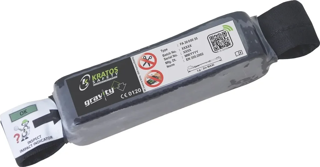 Kratos Safety Bandfalldämpfer 35 mm Gurtband PSA EN 355