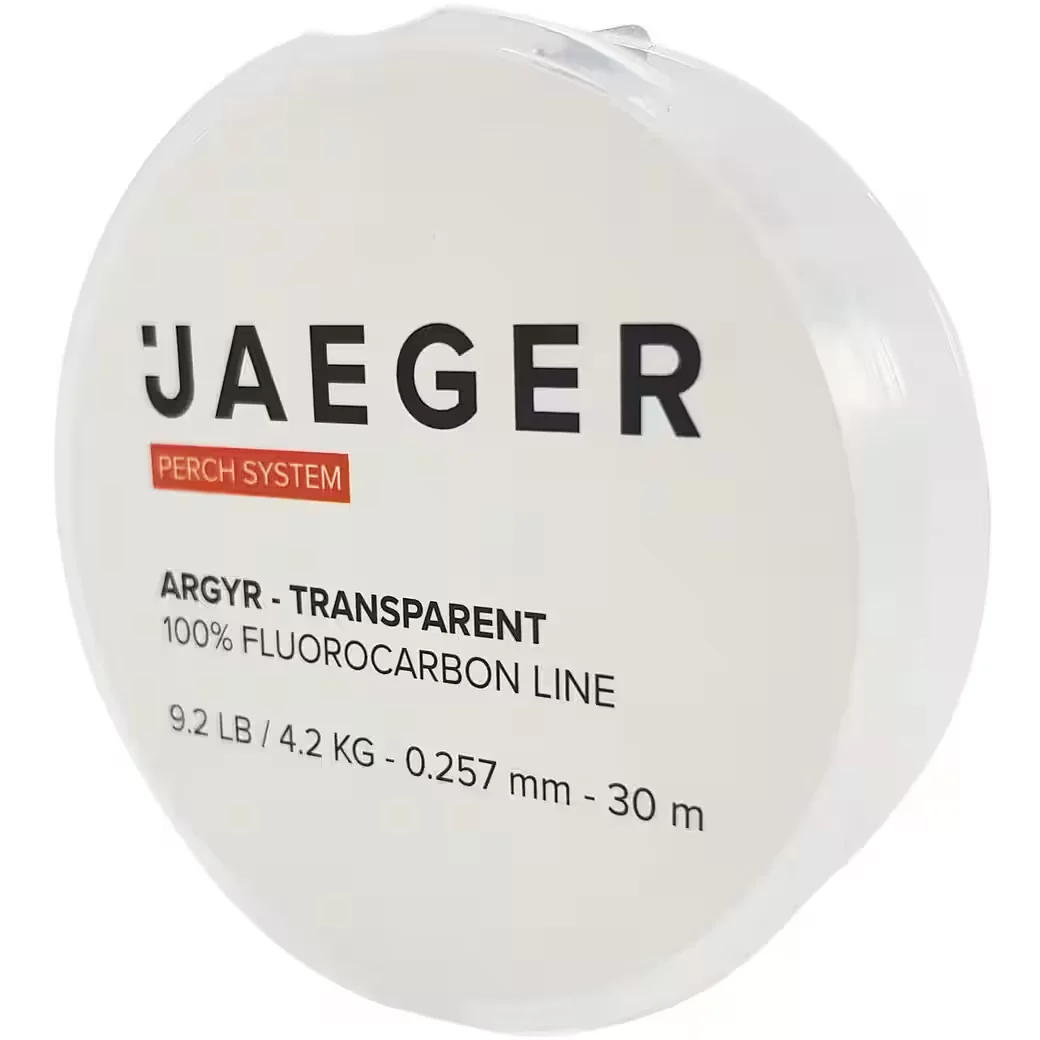 JAEGER Fluorocarbon Vorfachschnur Argyr 0,257 mm 4,2 kg 30 m