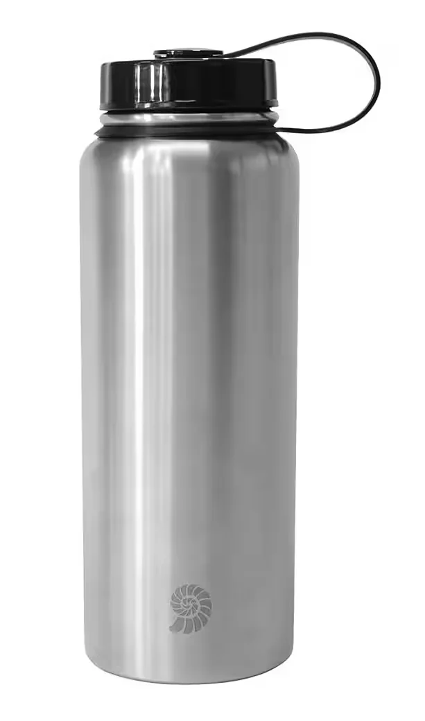 ORIGIN OUTDOORS Edelstahl Trinkflasche 1L, auslaufsicher, matt