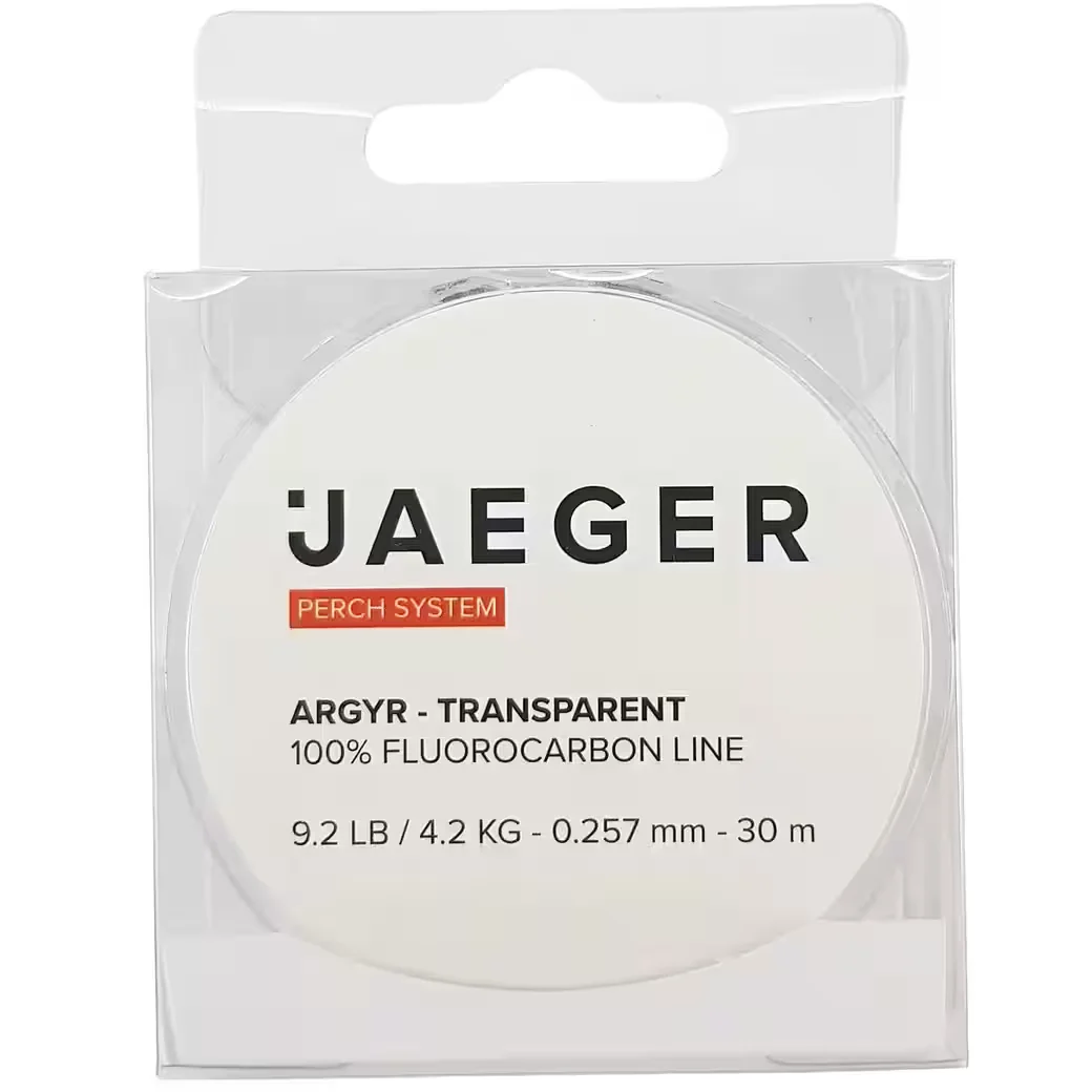 JAEGER Fluorocarbon Vorfachschnur Argyr 0,257 mm 4,2 kg 30 m