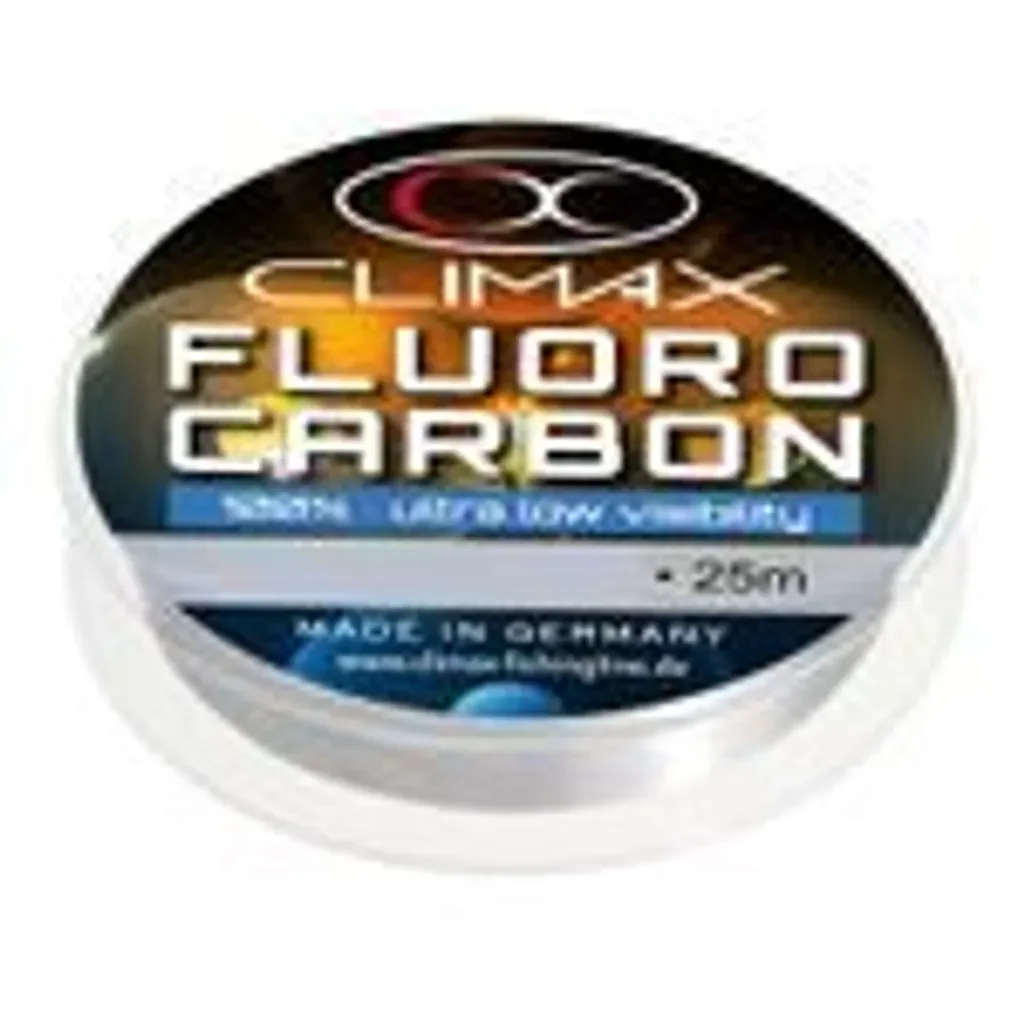 Climax Fluorocarbon Vorfachschnur 25 m 0,35 mm 7,7 kg
