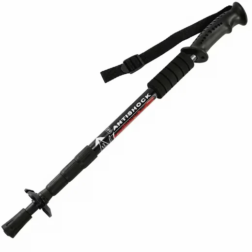 MIDGARD Nordic Walking Stöcke verstellbar Teleskop Antischock