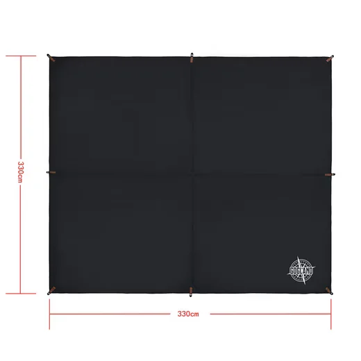 GOGLAND Tarp Zeltplane 300 x 290 cm UV-Schutz wasserabweisend